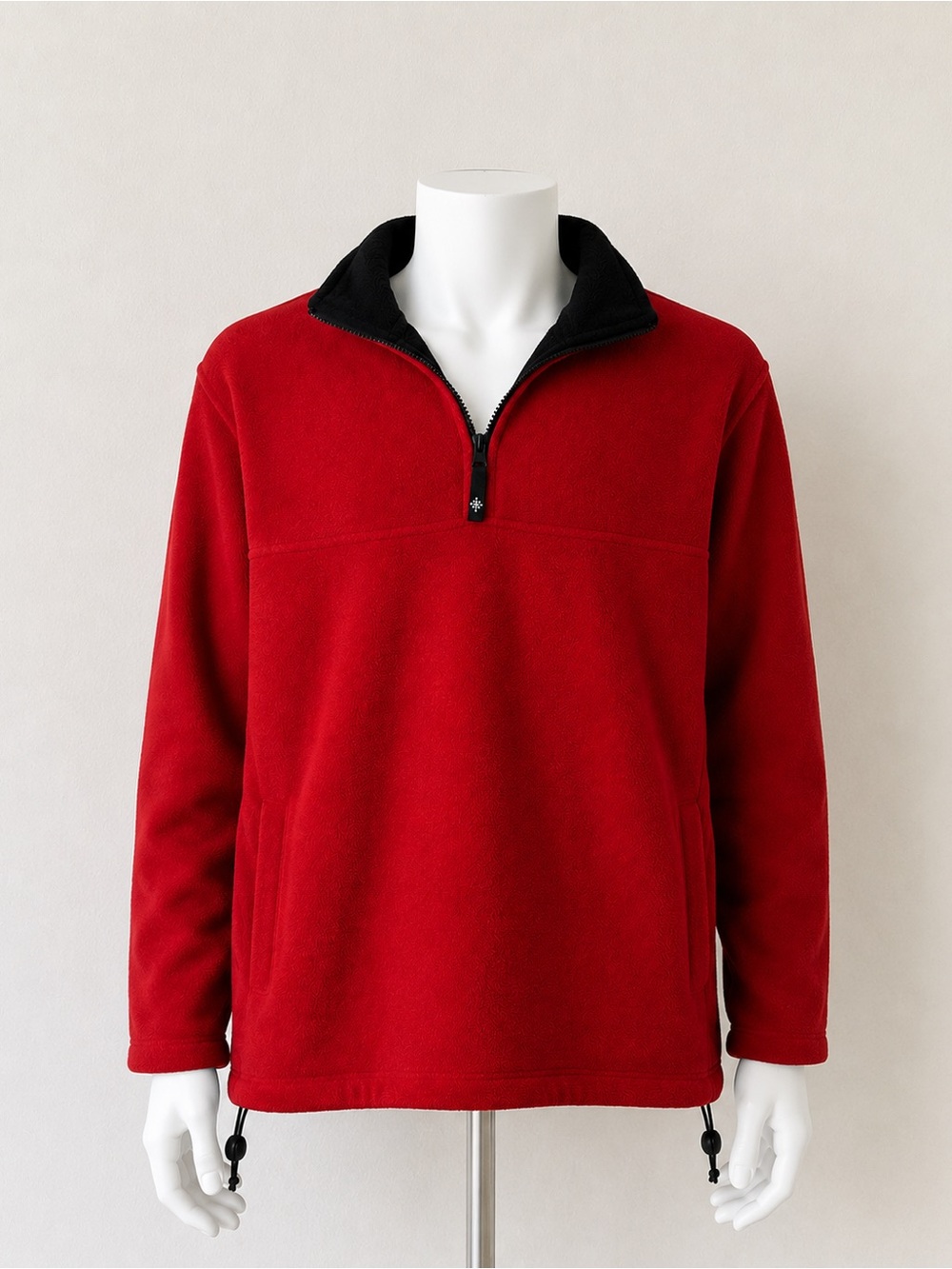 Alpine Tek Fleece Pullover Red size Medium